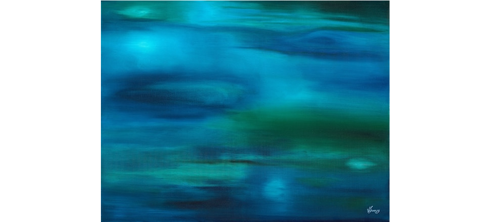 ArtStudioV - Untitled Blue - oil on canvas